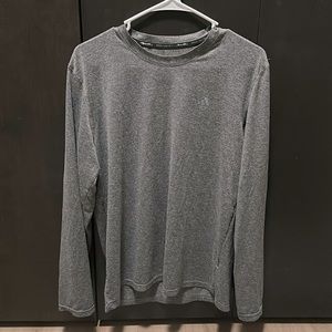 Adidas long sleeve shirt. Grey. Size Medium